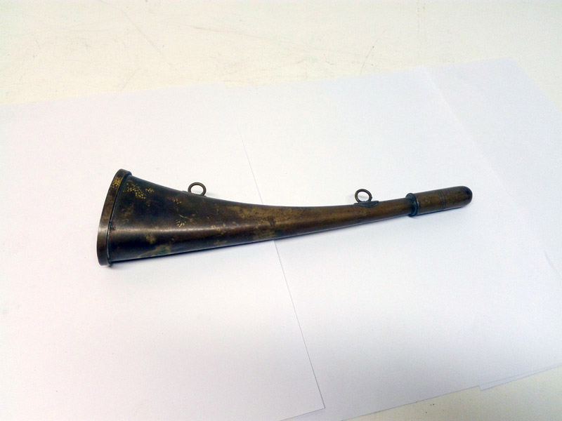 corneta instrumento musica militar metal 1u